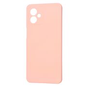 Husa pentru  Motorola Moto G14 Liquid Silicone, subțire, captusita cu microfibra, anti amprentă, protectie cameră foto, roz