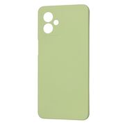 Husa pentru  Motorola Moto G14 Liquid Silicone, subțire, captusita cu microfibra, anti amprentă, protectie cameră foto, verde