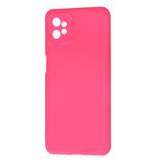 Husa pentru  Motorola Moto G32 Liquid Silicone, subțire, captusita cu microfibra, anti amprentă, protectie cameră foto, fucsia