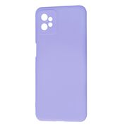 Husa pentru  Motorola Moto G32 Liquid Silicone, subțire, captusita cu microfibra, anti amprentă, protectie cameră foto, lavanda