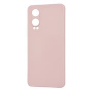 Husa pentru  OnePlus Nord CE4 Lite Liquid Silicone, subțire, captusita cu microfibra, anti amprentă, protectie cameră foto, roz inchis
