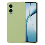 Husa pentru  OnePlus Nord CE4 Lite Liquid Silicone, subțire, captusita cu microfibra, anti amprentă, protectie cameră foto, verde