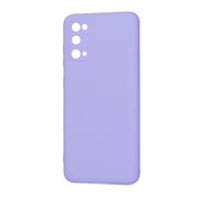 Husa pentru  Samsung Galaxy S20 Liquid Silicone, subțire, captusita cu microfibra, anti amprentă, protectie cameră foto, lavanda