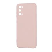 Husa pentru  Samsung Galaxy S20 Liquid Silicone, subțire, captusita cu microfibra, anti amprentă, protectie cameră foto, roz inchis