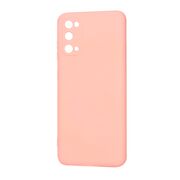 Husa pentru  Samsung Galaxy S20 Liquid Silicone, subțire, captusita cu microfibra, anti amprentă, protectie cameră foto, roz