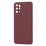 Husa pentru  Samsung Galaxy S20 Plus Liquid Silicone, subțire, captusita cu microfibra, anti amprentă, protectie cameră foto, bordeaux