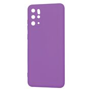 Husa pentru  Samsung Galaxy S20 Plus Liquid Silicone, subțire, captusita cu microfibra, anti amprentă, protectie cameră foto, mov