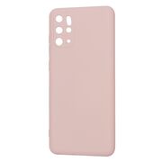 Husa pentru  Samsung Galaxy S20 Plus Liquid Silicone, subțire, captusita cu microfibra, anti amprentă, protectie cameră foto, roz inchis