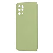Husa pentru  Samsung Galaxy S20 Plus Liquid Silicone, subțire, captusita cu microfibra, anti amprentă, protectie cameră foto, verde