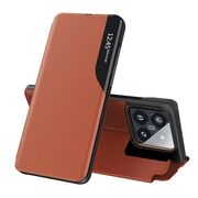 Husa pentru  Xiaomi 14 Pro tip carte, Smart View, portocaliu