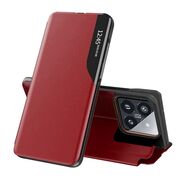 Husa pentru  Xiaomi 14 Pro tip carte, Smart View, rosu