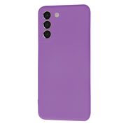 Husa pentru Samsung Galaxy S21  Liquid Silicone, subțire, captusita cu microfibra, anti amprentă, protectie cameră foto, mov