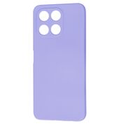 Husa pentru  Honor X6a Liquid Silicone, subțire, captusita cu microfibra, anti amprentă, protectie cameră foto, lavanda