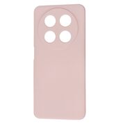 Husa pentru  Huawei Nova 12i Liquid Silicone, subțire, captusita cu microfibra, anti amprentă, protectie cameră foto, roz inchis