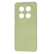 Husa pentru  Huawei Nova 12i Liquid Silicone, subțire, captusita cu microfibra, anti amprentă, protectie cameră foto, verde