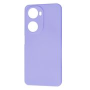 Husa pentru  Huawei nova 12 SE Liquid Silicone, subțire, captusita cu microfibra, anti amprentă, protectie cameră foto, lavanda