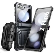 [Pachet 360°] Husa + folie Samsung Galaxy Z Flip 6 I-Blason Armorbox, negru