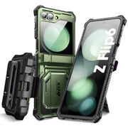 [Pachet 360°] Husa + folie Samsung Galaxy Z Flip 6 I-Blason Armorbox, verde