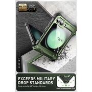 [Pachet 360°] Husa + folie Samsung Galaxy Z Flip 6 I-Blason Armorbox, verde