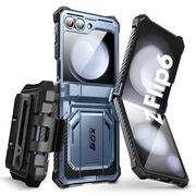 [Pachet 360°] Husa + folie Samsung Galaxy Z Flip 6 I-Blason Armorbox, albastru