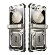 [Pachet 360°] Husa + folie Samsung Galaxy Z Flip 6 I-Blason Armorbox, gri
