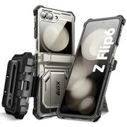 [Pachet 360°] Husa + folie Samsung Galaxy Z Flip 6 I-Blason Armorbox, gri