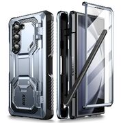 [Pachet 360°] Husa + folie Samsung Galaxy Z Fold 6 I-Blason Armorbox, albastru