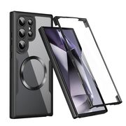 Pachet 360: Husa cu folie integrata pentru  Samsung Galaxy S24 Ultra cu MagSafe Cover360 fata / spate - negru