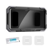 Suport Telefon Ajustabil 360° Impermeabil cu Montare Autoadezivă - Compatibil Universal pentru Baie, Dormitor, Bucătărie, negru