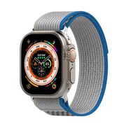 Curea pentru Apple Watch 4, 5, 6, 7, 8, 9, SE, SE2, Ultra, Ultra 2 (38/40/41mm) - gri albastru
