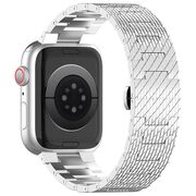 Curea pentru Apple Watch 4, 5, 6, 7, 8, 9, SE, SE2, Ultra, Ultra 2 (38/40/41mm) - argintiu