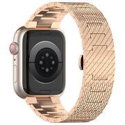 Curea pentru Apple Watch 4, 5, 6, 7, 8, 9, SE, SE2, Ultra, Ultra 2 (38/40/41mm) - roz inchis