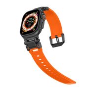 Curea pentru Apple Watch 4, 5, 6, 7, 8, 9, SE, SE2, Ultra, Ultra 2 (42/44/45/49mm) - portocaliu