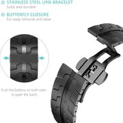Curea pentru Apple Watch 4, 5, 6, 7, 8, 9, SE, SE2, Ultra, Ultra 2 (42/44/45/49mm) - negru