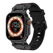 Curea pentru Apple Watch 4, 5, 6, 7, 8, 9, SE, SE2, Ultra, Ultra 2 (42/44/45/49mm) - negru