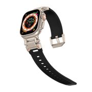 Curea pentru Apple Watch 4, 5, 6, 7, 8, 9, SE, SE2, Ultra, Ultra 2 (42/44/45/49mm) - negru