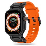 Curea pentru Apple Watch 4, 5, 6, 7, 8, 9, SE, SE2, Ultra, Ultra 2 (42/44/45/49mm) - portocaliu