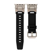 Curea pentru Apple Watch 4, 5, 6, 7, 8, 9, SE, SE2, Ultra, Ultra 2 (42/44/45/49mm) - negru