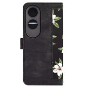 Husa tip carte pentru  Oppo A60, functie stand si port carduri, alb