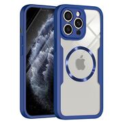Pachet 360: Husa cu folie integrata pentru  iPhone 11 Pro Max cu MagSafe Cover360 fata / spate - albastru