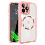 Pachet 360: Husa cu folie integrata pentru  iPhone 12 Pro cu MagSafe Cover360 fata / spate - roz