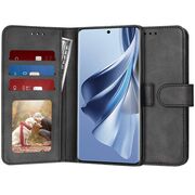 Husa pentru Honor Magic 6 Lite tip carte 360 Kickstand cu sloturi pentru card, negru
