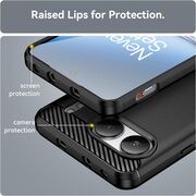 Husa pentru OnePlus Nord 4 Carbon Liquid Silicone, albastru