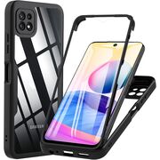 Pachet 360: Husa cu folie integrata pentru  Samsung Galaxy A22 5G Cover360 fata / spate - negru