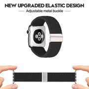 Curea pentru Apple Watch 4, 5, 6, 7, 8, 9, SE, SE2, Ultra, Ultra 2 (38/40/41mm) - galben albastru