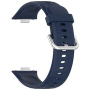 Curea pentru Huawei Fit 3 din silicon - albastru intens