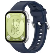 Curea pentru Huawei Fit 3 din silicon - albastru intens