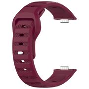 Curea pentru Huawei Fit 3 din silicon - bordeaux