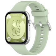 Curea pentru Huawei Fit 3 din silicon - verde deschis