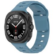 Curea pentru Samsung Galaxy Watch Ultra 47mm din silicon - albastru